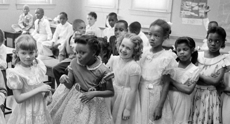 1955. School integration, Barnard School