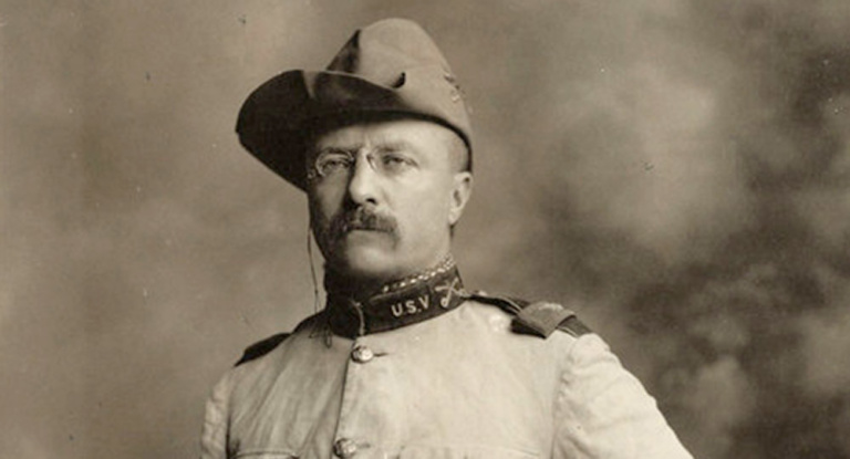 Lt. Colonel Theodore Roosevelt of the Rough Riders, 1898.