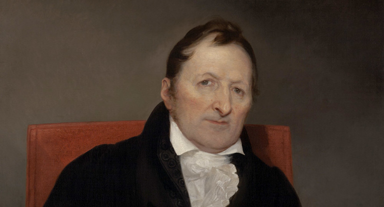 Portrait of Eli Whitney by Samuel Morse