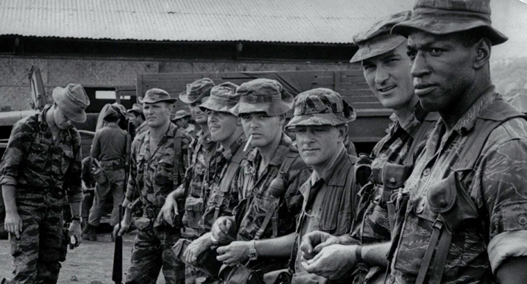 American soldiers at Plei Mei